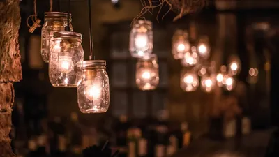 Diy Light Lamps Hanging Lamps Made From Glass Jars At